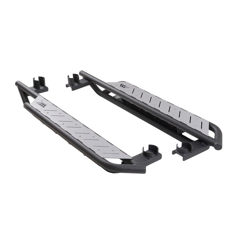 Paramount Rocker Panel, Bolt-On, 42 Millimeter Tri-Tube, Steel, Textured Powder Coated – 81-10601