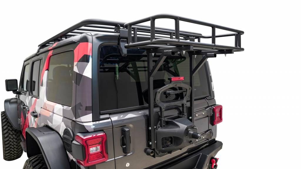 Paramount Cargo Carrier, Basket Style, Compatible with Paramount OE Tailgate, Black – 81-20111