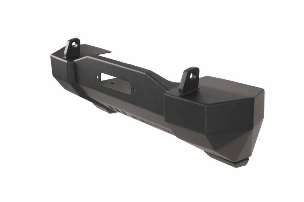 Paramount Bumper, Without Grille Guard, With Internal Winch Mount, Without Light Cutouts, Powder Coated Black Steel – 81-20303
