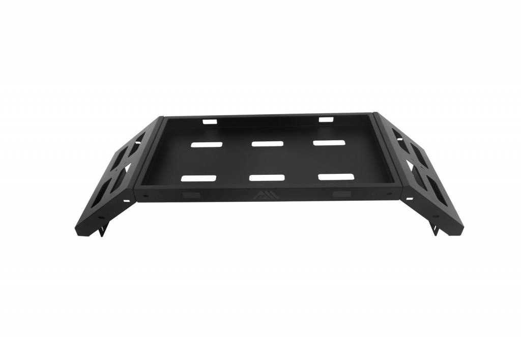 Paramount Bed Cargo Rack, Bolt-On, Powder Coated, Black, Steel, 38-1/4 Inch X 20-1/2 Inch Rack Space – 91-60200