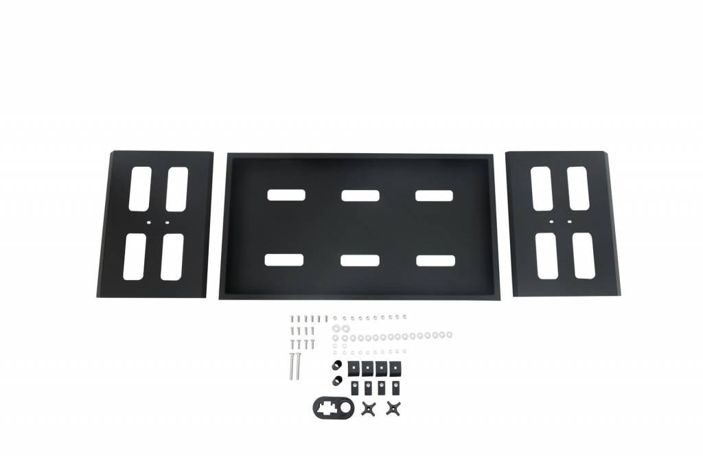 Paramount Bed Cargo Rack, Bolt-On, Powder Coated, Black, Steel, 38-1/4 Inch X 20-1/2 Inch Rack Space – 91-60200