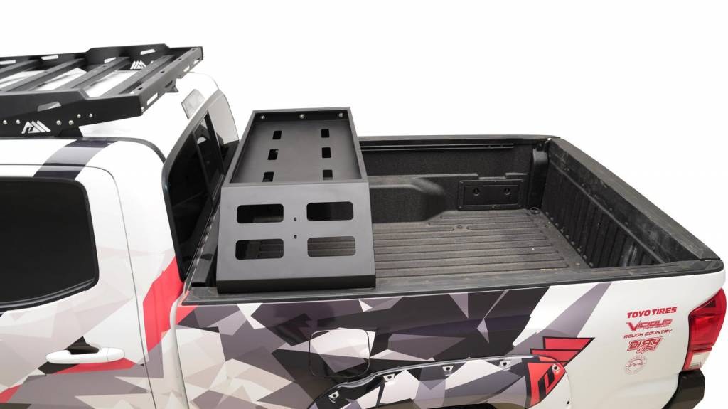 Paramount Bed Cargo Rack, Bolt-On, Powder Coated, Black, Steel, 38-1/4 Inch X 20-1/2 Inch Rack Space – 91-60200