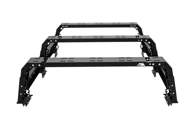 Paramount Bed Cargo Rack, Adventure, Bolt-On, Textured Powder Coated, Black, Adjustable Height – 91-65202