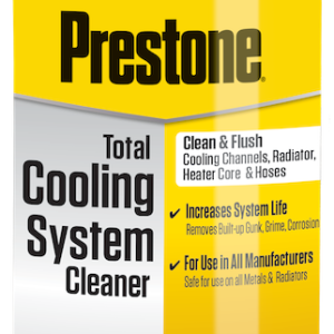 Prestone Radiator Cleaner, Use to Flush and Clean Cooling System, 32 Ounce Bottle, Case of 6 – AS105R-6