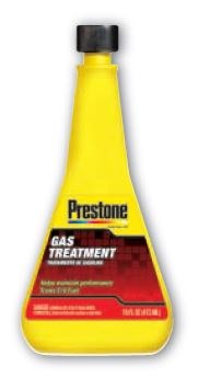 Prestone Fuel Additive, For Gasoline, Increases Fuel Efficiency, Single, 16 Ounce Bottle, Treats Up to 25 Gallons – AS720