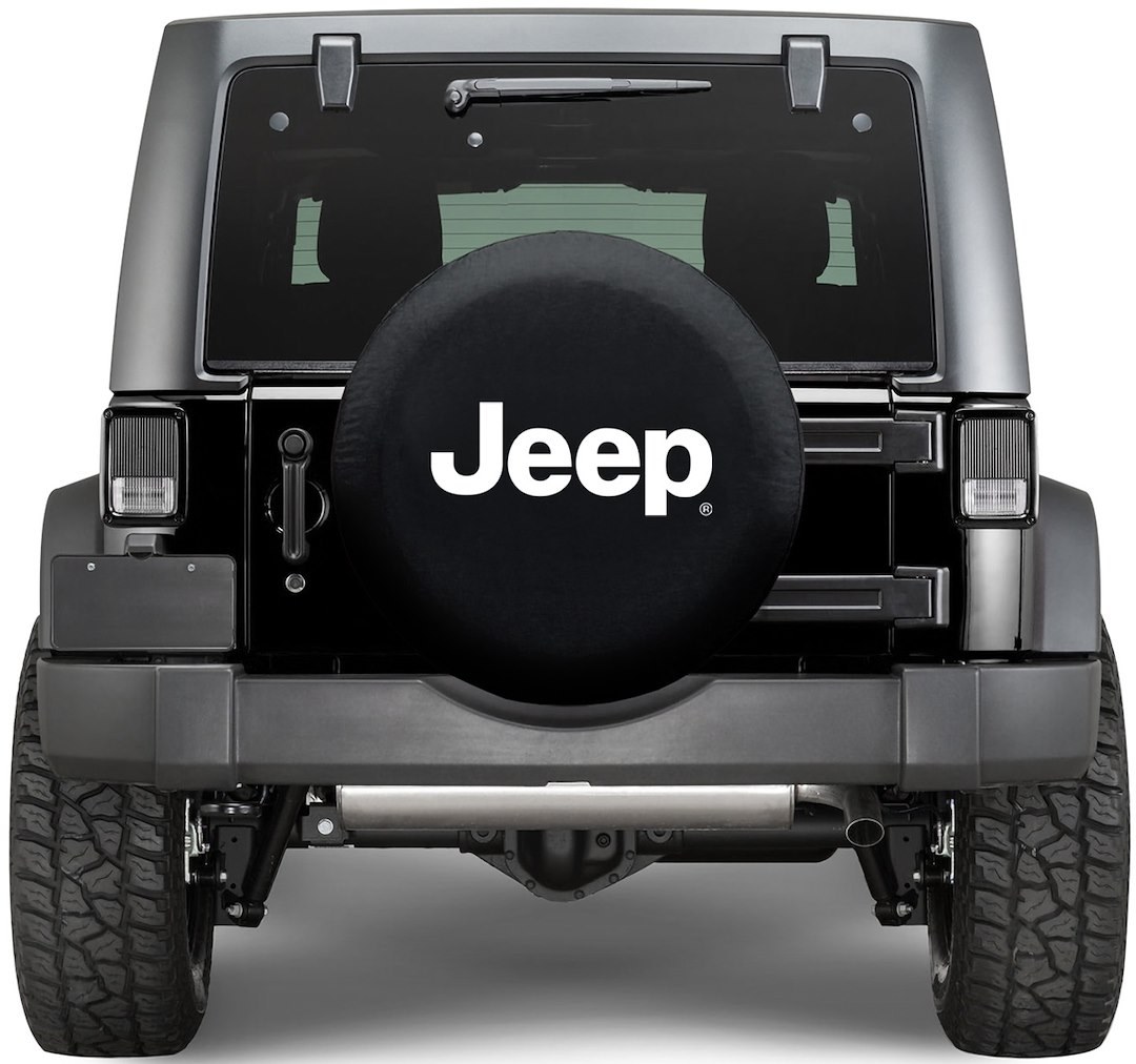 Plasticolor Spare Tire Cover, Fits 30 Inch to 33 Inch Diameter, Jeep Logo, Black, Vinyl – 000793R01