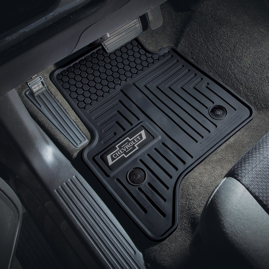 Plasticolor Floor Mat, Direct-Fit, Black, Rubber, 2 Piece – 001795R01