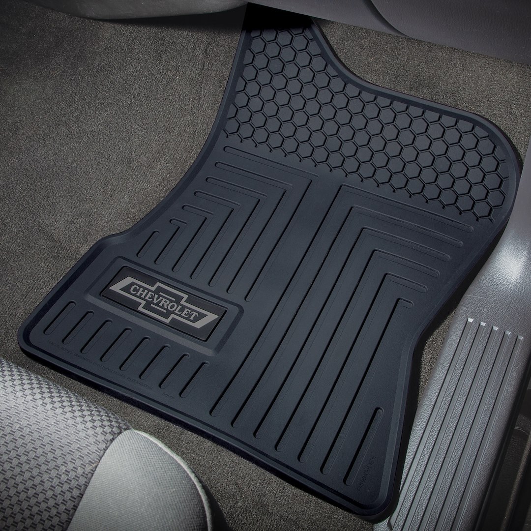 Plasticolor Floor Mat, Direct-Fit, Black, Rubber, 2 Piece – 001795R01