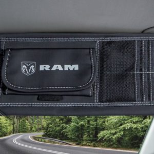 Plasticolor Cargo Organizer, Mounts to Sun Visor with Ram Logo – 006197R01