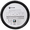Plasticolor Steering Wheel Cover, For 15-1/2 to 16-1/2 Inch Wheels, Gray Dodge Ram Deluxe Elite Logo, Black, Leather – 006789R01