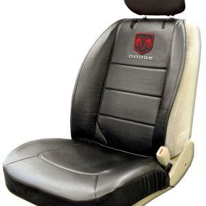 Plasticolor Seat Cover, Low Back/ Sideless, Dodge// Logo, Fabric, Black/ Blue/ White/ Red, Single, With Headrest Cover – 008585R01