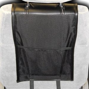 Plasticolor Seat Cover, Deluxe, Low Back, Weatherpro Logo, Leather, Black, Single, With Head Rest – 008688R01