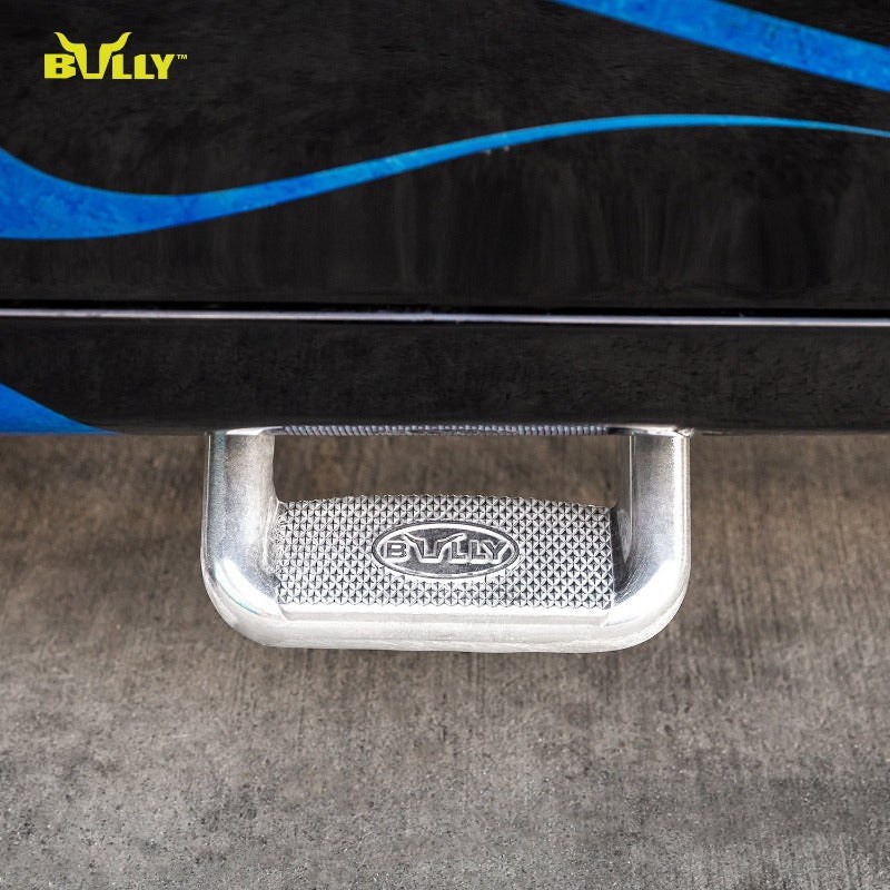 Pilot/Bully Truck Step, Cab Mount, Multi-Fit, Set of 2, Flat Step, 350 Pound Capacity, Non Extendable, Stationary, Aluminum – AS-600