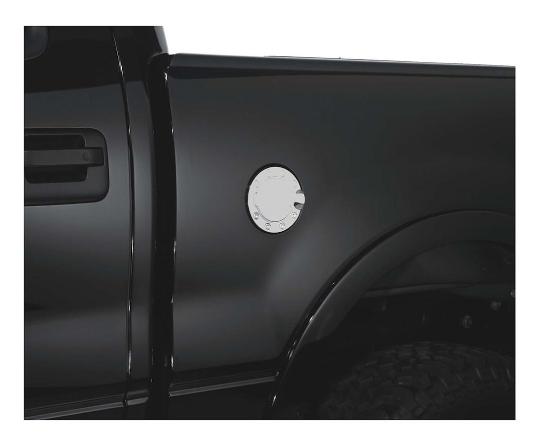 Pilot/Bully Fuel Door Cover, Polished, Stainless Steel, Riveted Outer Ring – SDG-301
