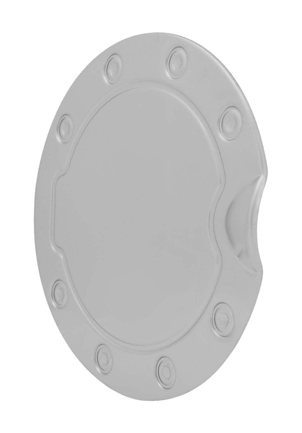 Pilot/Bully Fuel Door Cover, Polished, Stainless Steel, Riveted Outer Ring – SDG-301