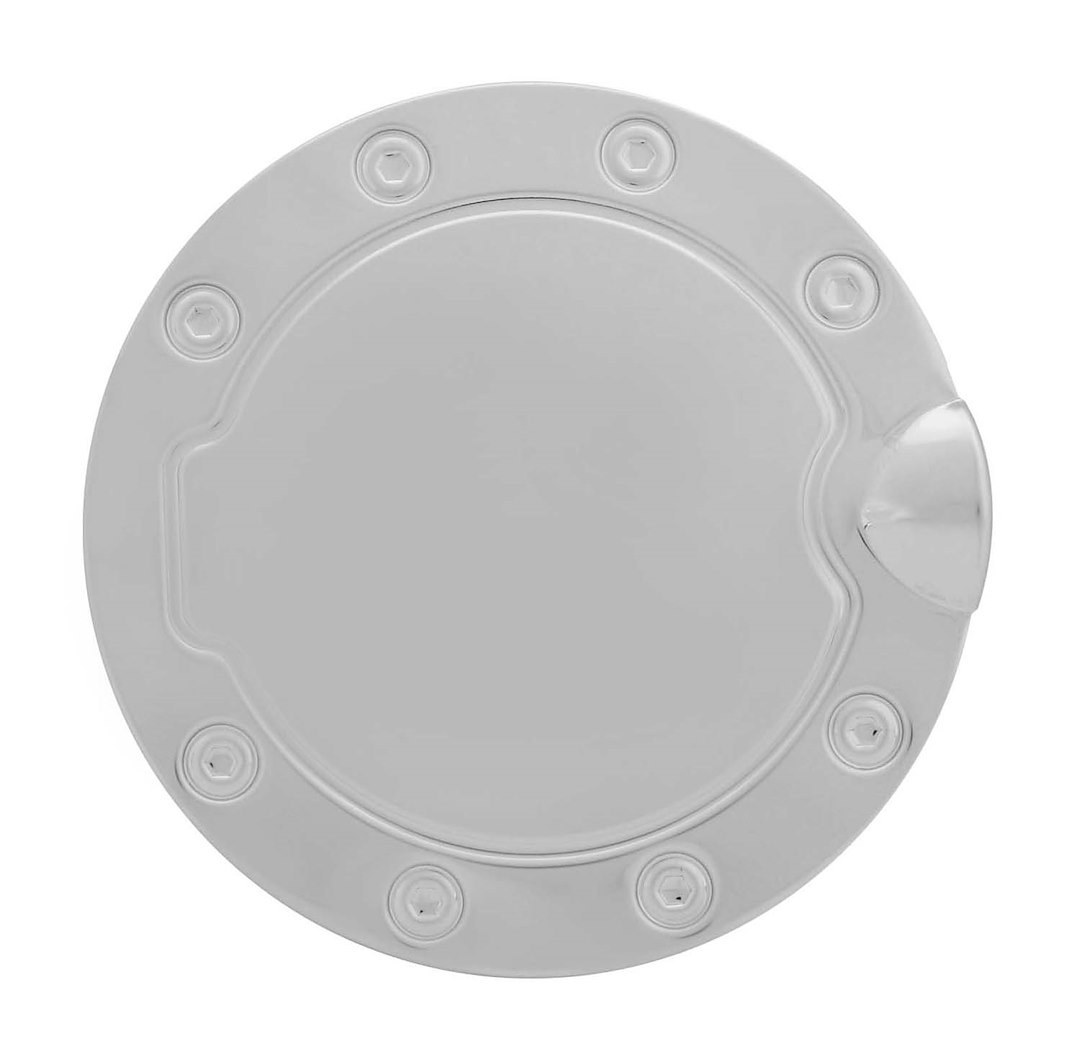 Pilot/Bully Fuel Door Cover, Polished, Stainless Steel, Riveted Outer Ring – SDG-302
