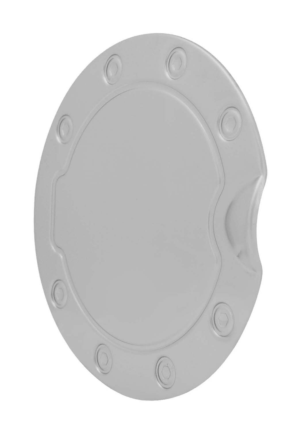 Pilot/Bully Fuel Door Cover, Polished, Stainless Steel, Riveted Outer Ring – SDG-302