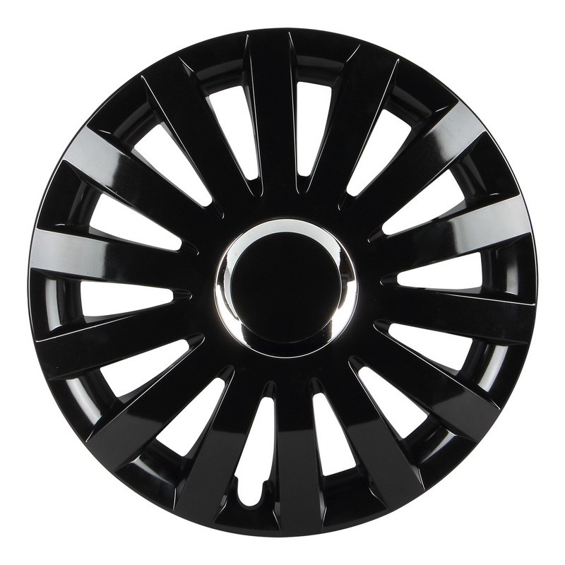 Pilot/Bully Wheel Cover, E-Series Performance, 16 Inch, Gloss Black, ABS Plastic, Set of 4 – WH550-16GB-B