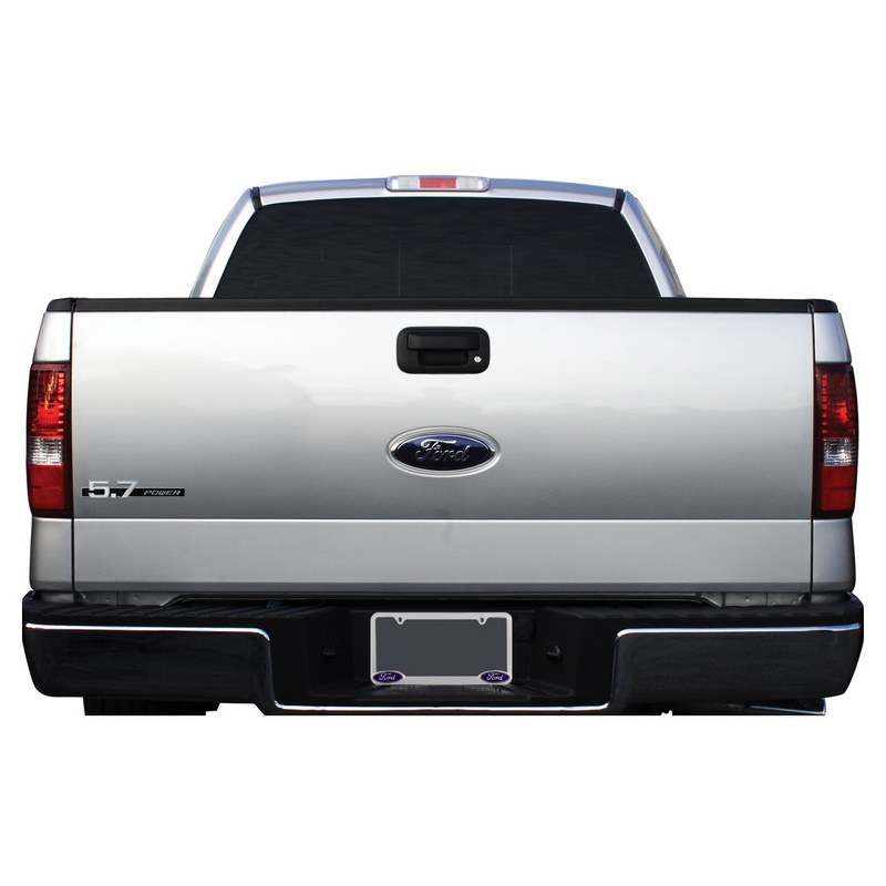 Pilot/Bully License Plate Frame, Official, Ford Logo, Chrome Plated Frame, Blue Logo with White Letters, Die Cast Zinc – WL021-C