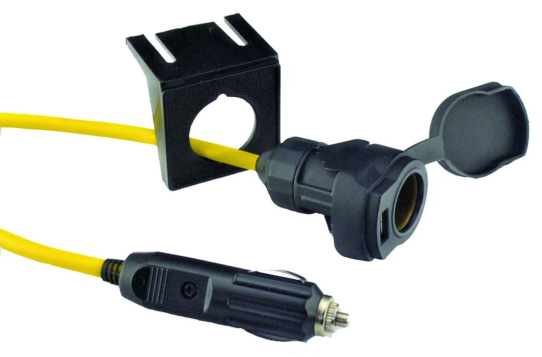 Prime Prodct Cigarette Lighter Extension Cord, 10 Foot Length, 16 Gauge Wire – 08-0920