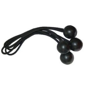 Prime Prodct Bungee Cord, Ball Bungee, Four 7 Inch Length, Ball and Loop, Black – 15-0307