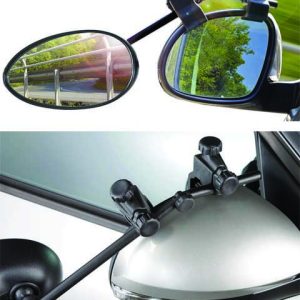 Prime Prodct Exterior Towing Mirror, Speedfix, Clamp-On, Black – 30-0101