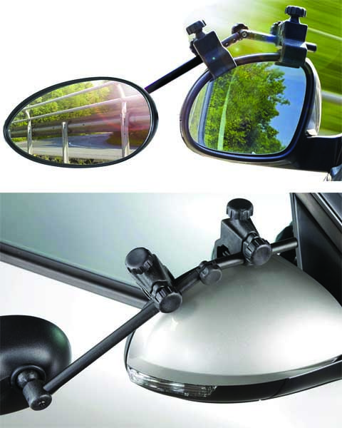 Prime Prodct Exterior Towing Mirror, Speedfix, Clamp-On, Black – 30-0101