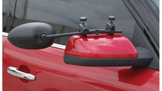 Prime Prodct Exterior Towing Mirror, Speedfix, Clamp-On, Black – 30-0101