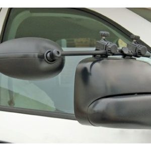 Prime Prodct Exterior Towing Mirror, Speedfix, Clamp-On, Black – 30-0101