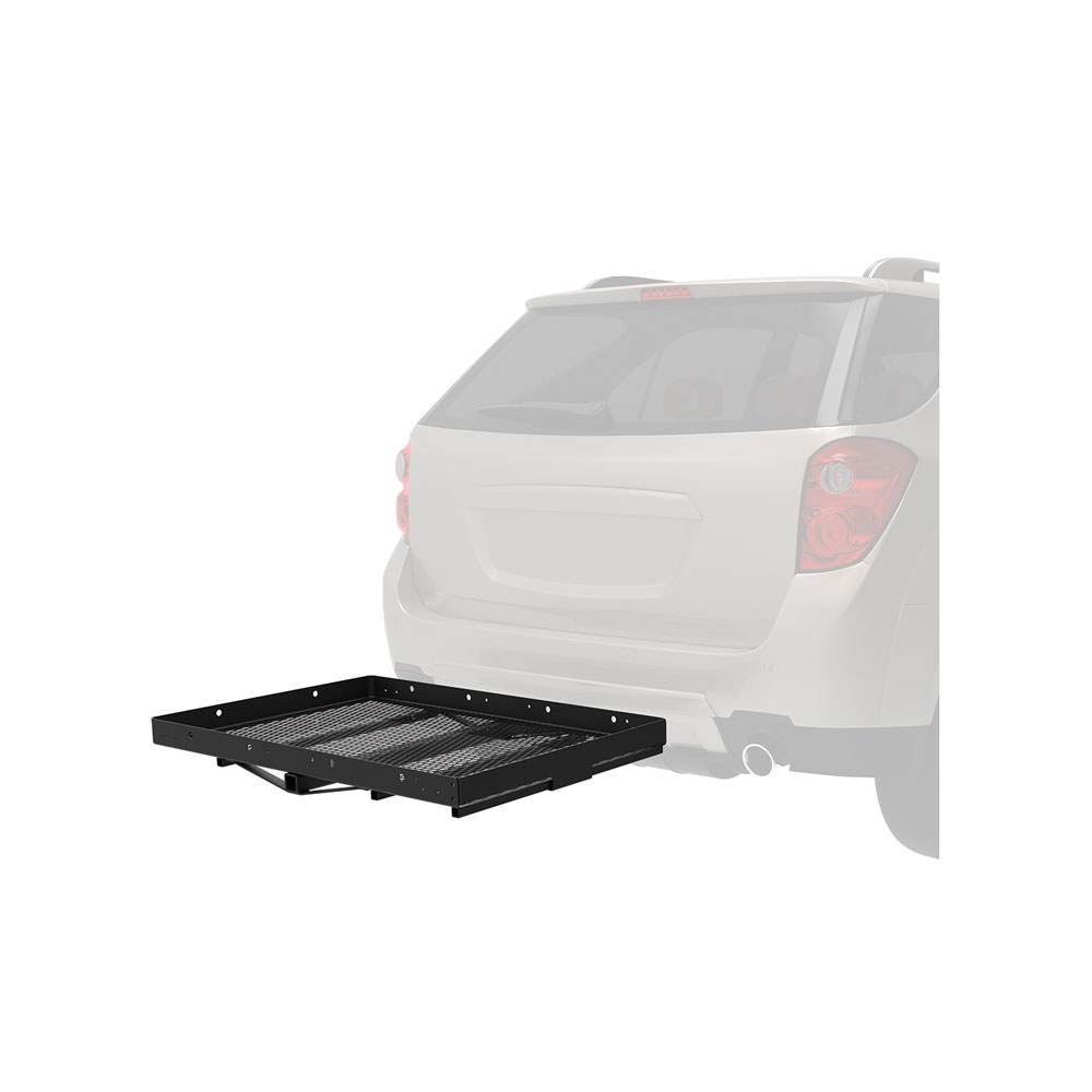 Pro Series Trailer Hitch Cargo Carrier, Solo ™, Mounts IN 2 Inch Receiver, 400 Pound Weight Capacity, 48 X 32 Inch, Mesh Rack, Non-Folding – 1040100