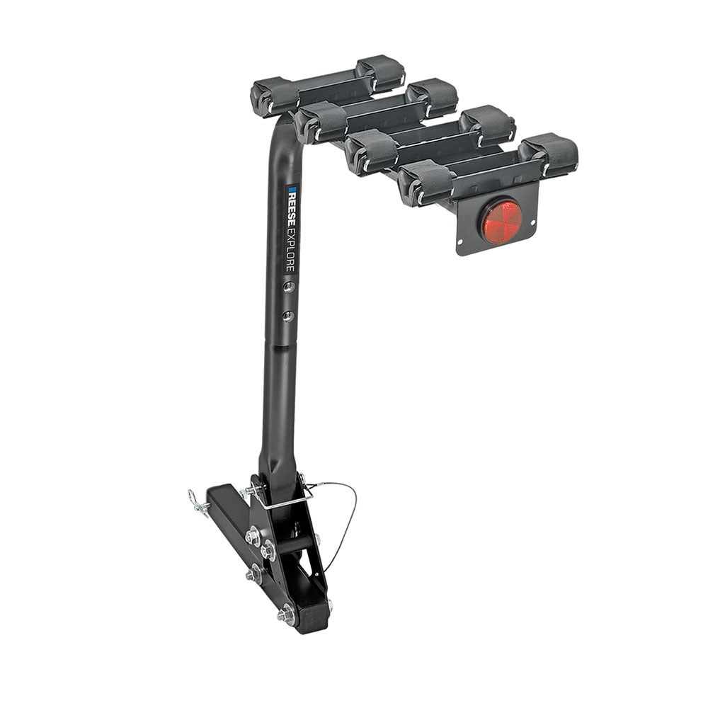 Pro Series Bike Rack, Eclipse, 2 Inch Receiver Hitch Mount, Holds 4 Bikes, Up to 120 Pound Weight Capacity, Bike Frame Clamp, Without Lock – 63124