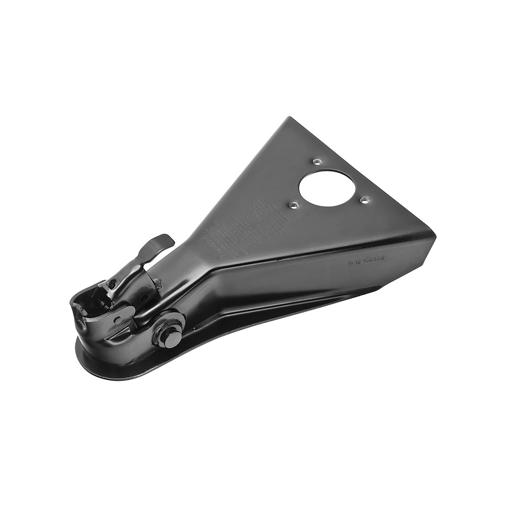 Pro Series Trailer Coupler, Class III A-Frame, 50 Degree Weld on, 8000 Pound Lift Capacity, For 2 Inch Ball, Wedge Latch, Painted Black – E438050303