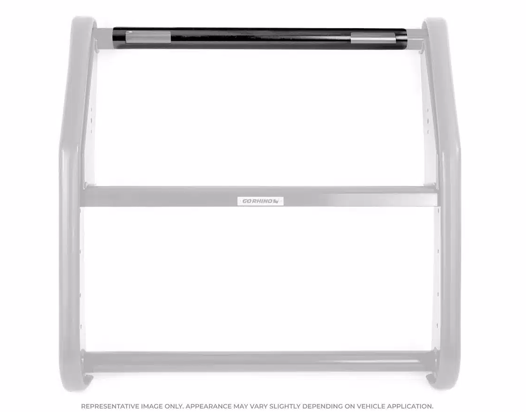 Public Safty Bumper Push Bar Top Channel Cover, For Use with Go Rhino Lr Series Bumper Push Bar – 2L72-M1B