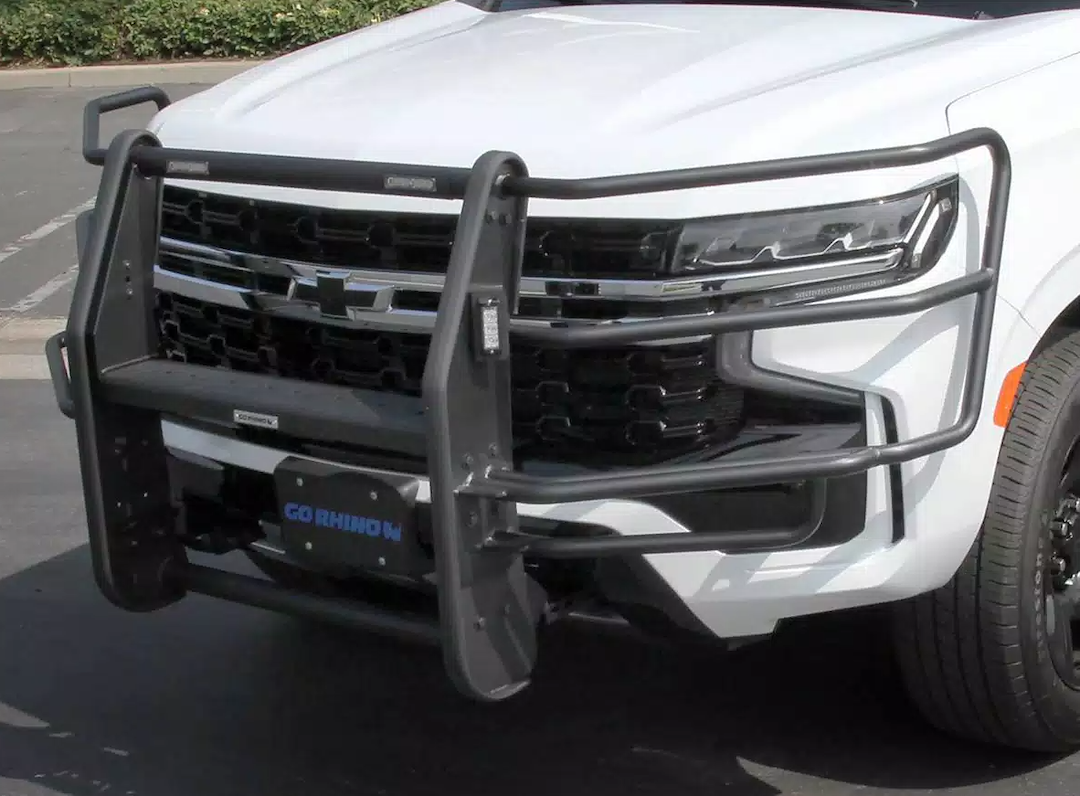 Public Safty Bumper Push Bar Top Channel Cover, For Use with Go Rhino Lr Series Bumper Push Bar – 2L72-M1B