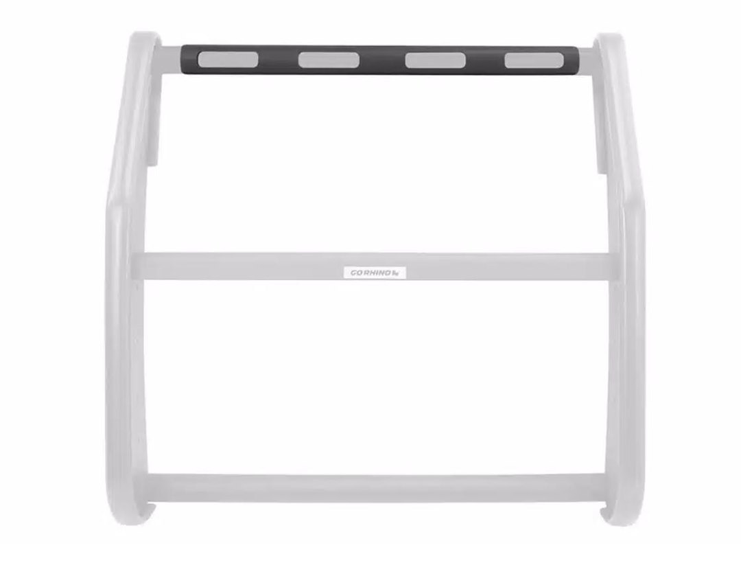 Public Safty Bumper Push Bar Top Channel Cover, For Use with Go Rhino Lr Series Bumper Push Bar – 4L72T-M1B
