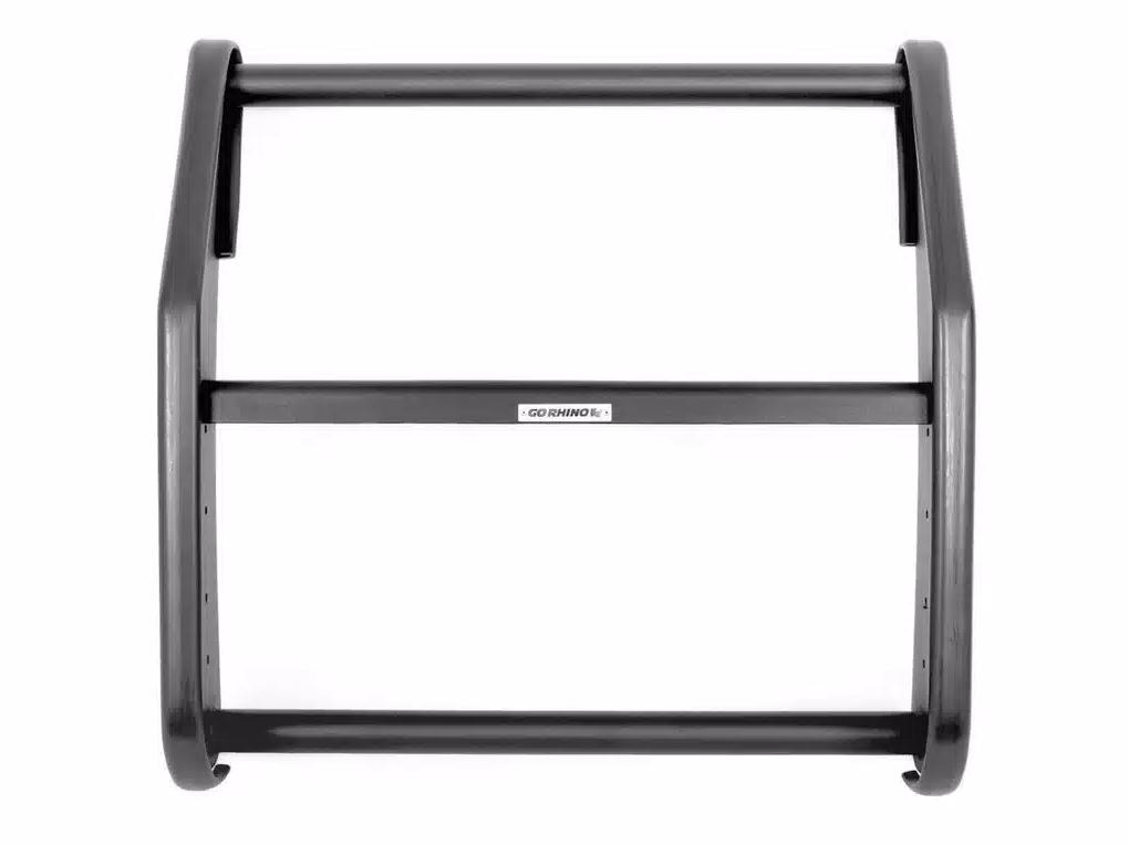 Public Safty Bumper Push Bar, 5000 Series, Textured, Black, Aluminum, 3 Inch Diameter, Without Wrap Around Brush Guard – 5165A