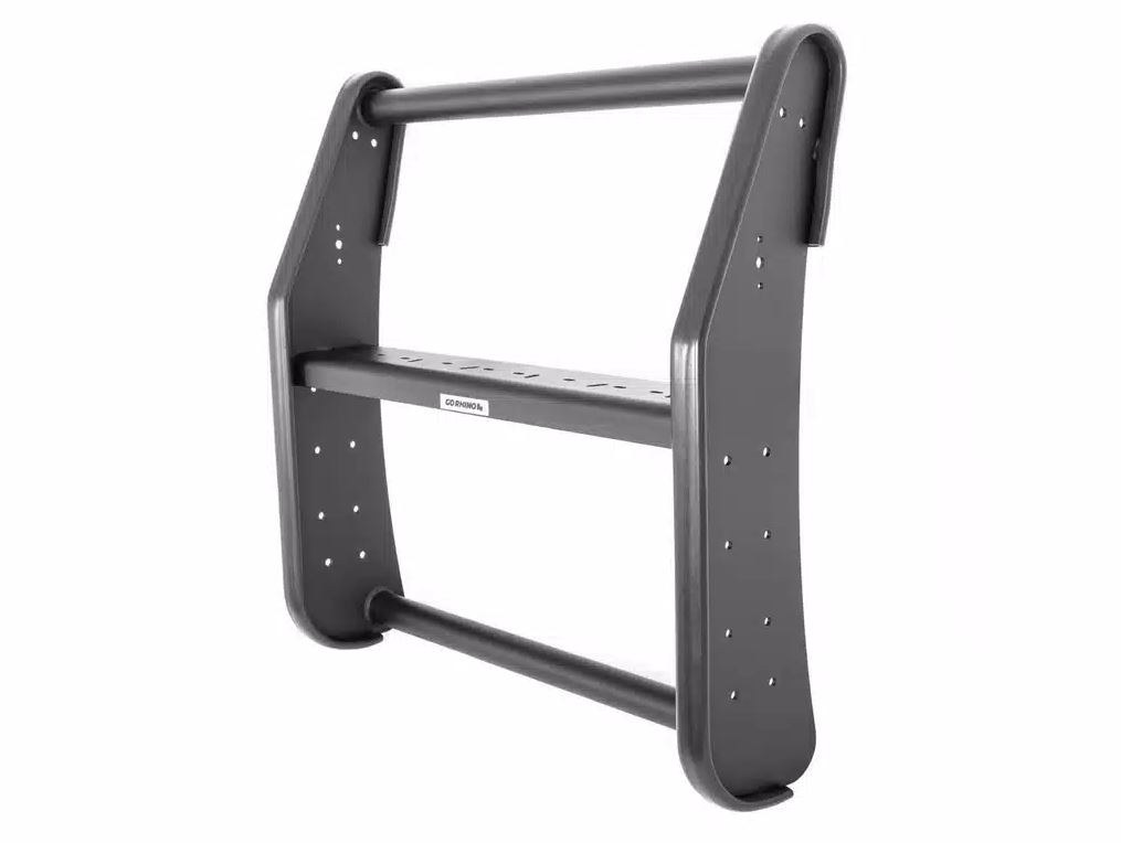 Public Safty Bumper Push Bar, 5000 Series, Textured, Black, Aluminum, 3 Inch Diameter, Without Wrap Around Brush Guard – 5165A