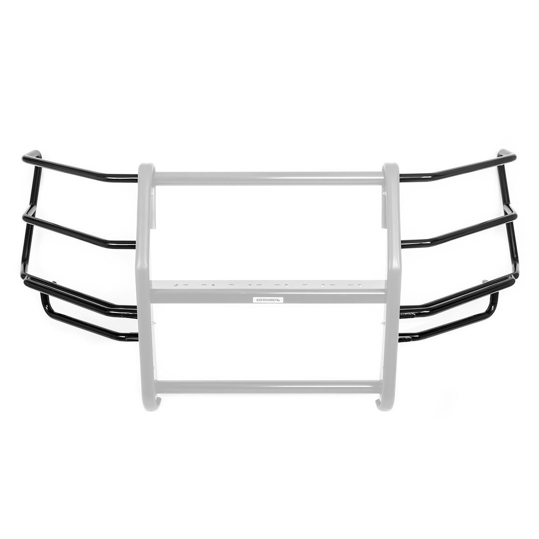 Public Safty Brush Guard, 5000 Series, Without Insert Bars, Textured Powder Coated, Black, Mild Steel – 5168WHD