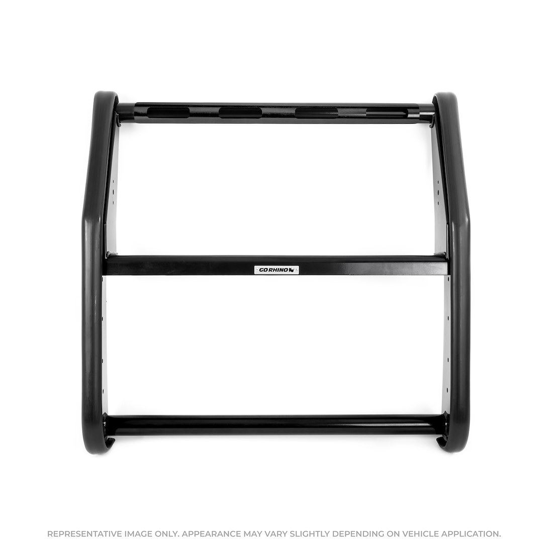 Public Safty Bumper Push Bar, Lr Series, Semi-Gloss, Black, Steel, 2 Inch Diameter, Without Wrap Around Brush Guard – 5297-4L51
