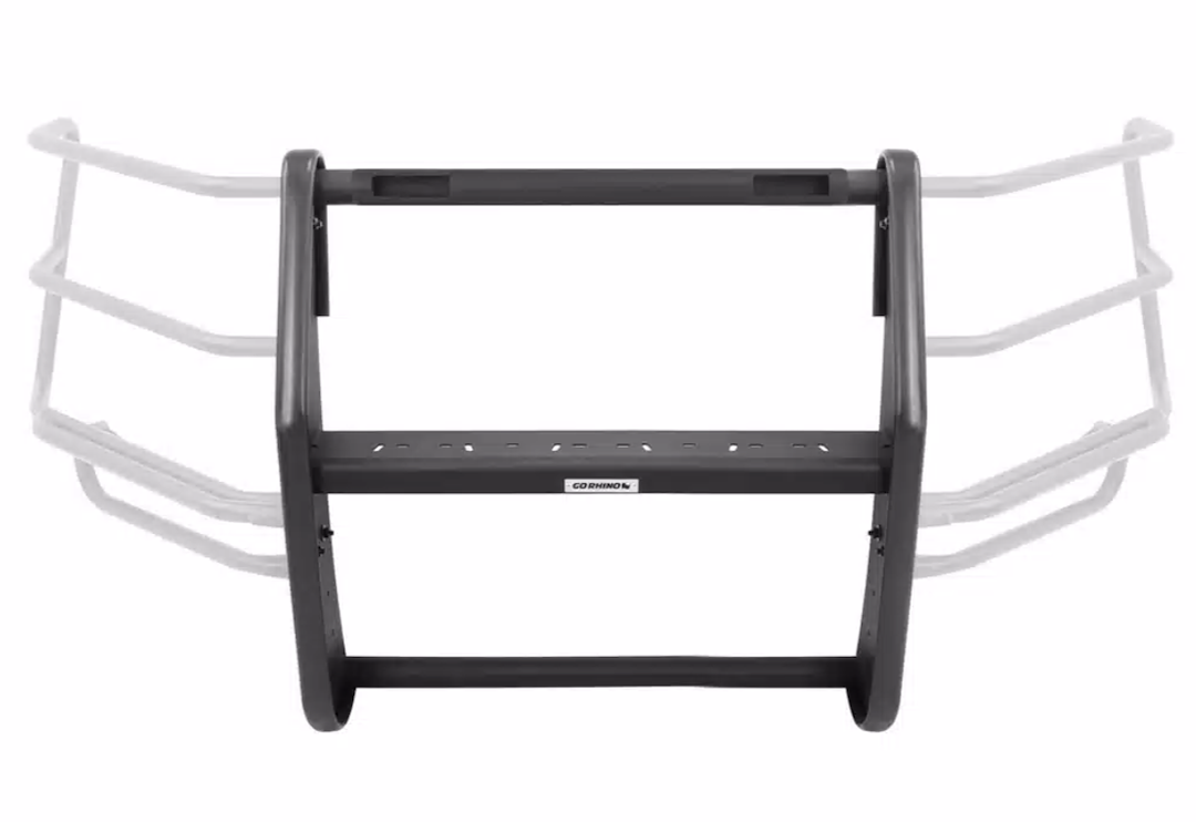 Public Safty Bumper Push Bar, Lr Series, Semi-Gloss, Black, Steel, 2 Inch Diameter, Without Wrap Around Brush Guard – 5342-2L52