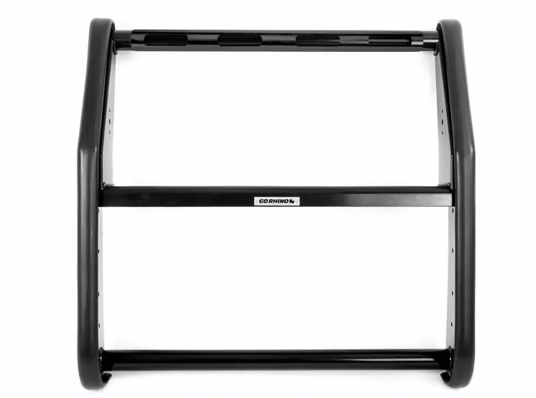 Public Safty Bumper Push Bar, Lr Series, Semi-Gloss, Steel, 2 Inch Diameter, Without Wrap Around Brush Guard – 5342-4L52
