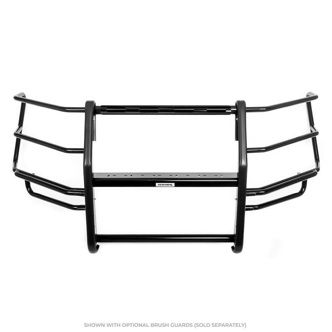 Public Safty Bumper Push Bar, Lr Series, Semi-Gloss, Black, Steel, 2 Inch Diameter, Without Wrap Around Brush Guard – 5342-4L71