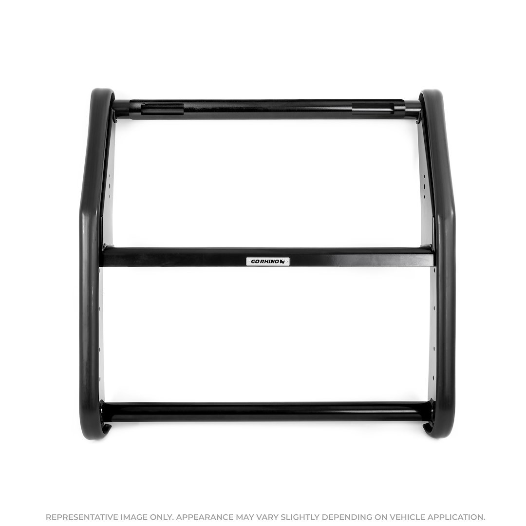 Public Safty Bumper Push Bar, Lr Series, Semi-Gloss, Black, Steel, 2 Inch Diameter, Without Wrap Around Brush Guard – 5344-2L71