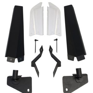 Public Safty Rear Seat Partition Panel, For Go Rhino Public Safety Partitions, Includes Upper and Lower Filler Panels, Use Existing Brackets – 570711