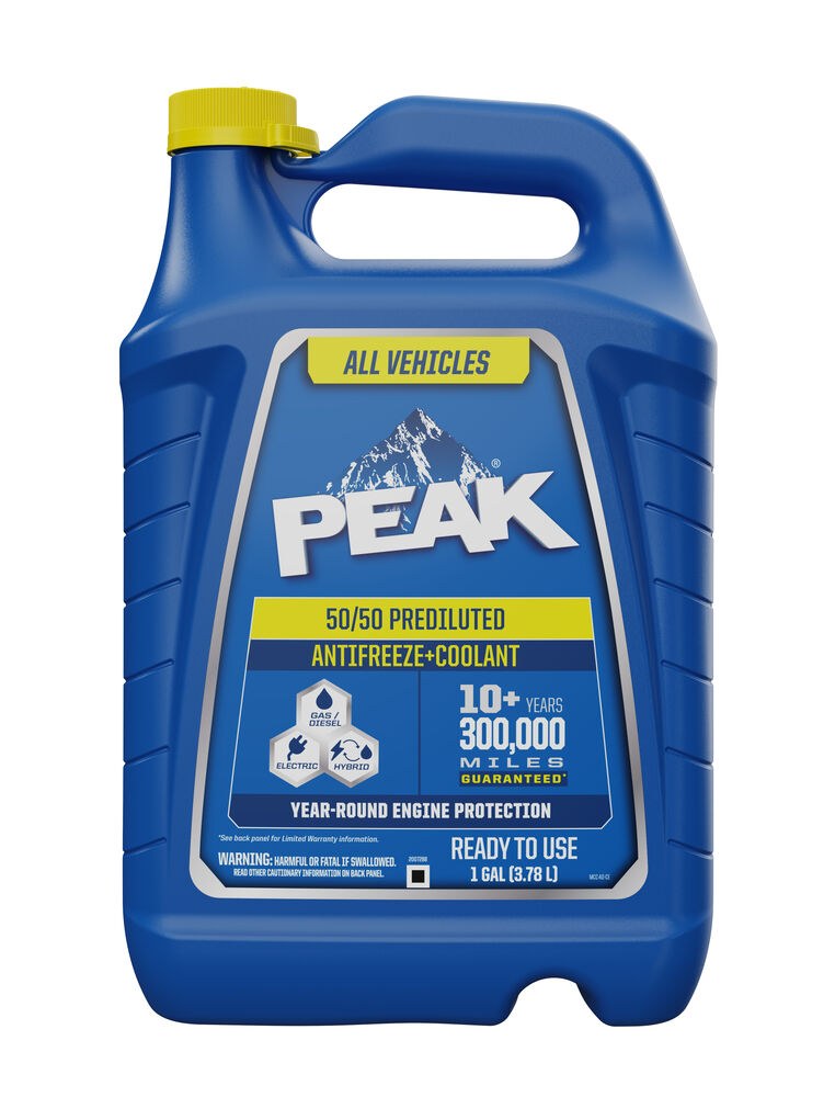 Peak/Herclnr Engine Coolant, 50/50 Pre-Diluted, 1 Gallon Jug, Single – PKPB53