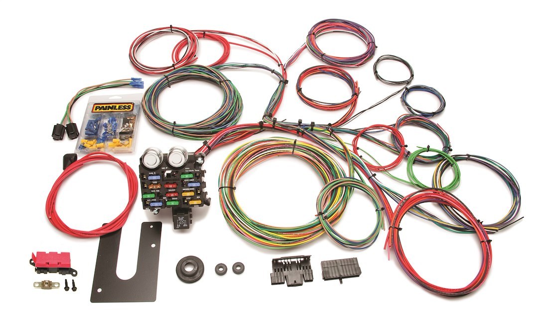 Painless Wrg Chassis Wiring Harness, For Use with Non GM Keyed Column, 21 Circuit – 10102