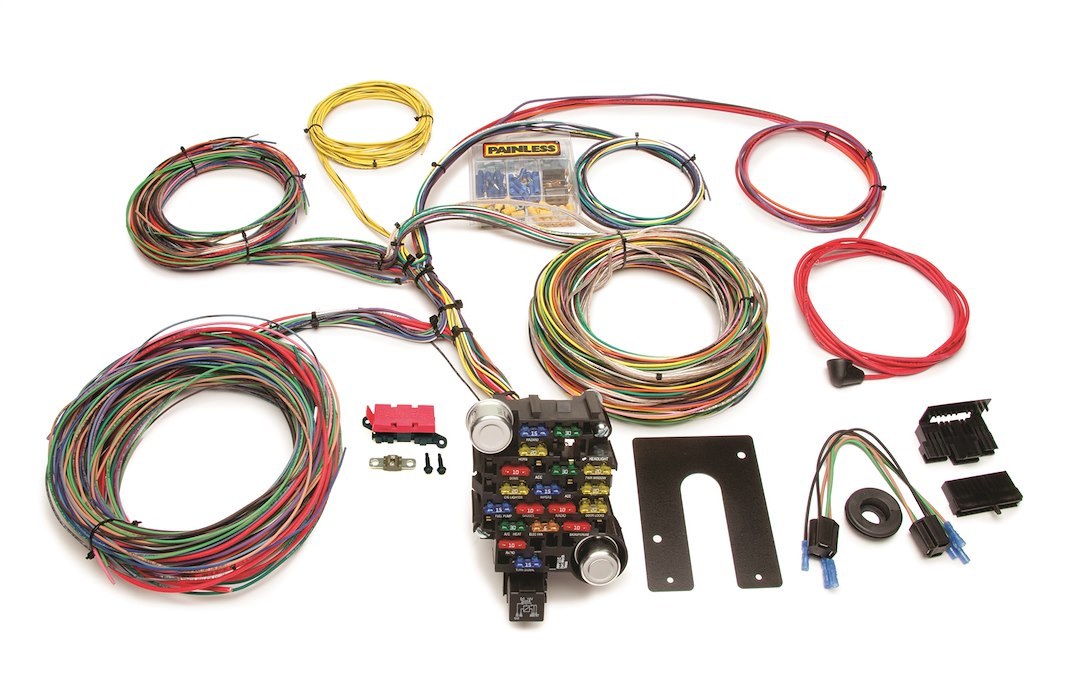 Painless Wrg Chassis Wiring Harness, For Use with Non GM Keyed Column, 28 Circuit – 10202