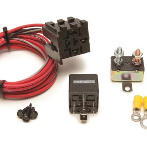 Painless Wrg Cooling Fan Relay, Universal, Single, 40 Amp, With Relay/ Relay Base/ Harness/ Circuit Breaker/ Terminals/ Mounting Hardware – 30101