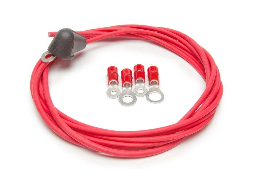 Painless Wrg Alternator Wiring Harness, 100 Amps, 2 Wires, 8 Gauge and 10 Gauge Red Wires, With Terminals and Boot – 30709