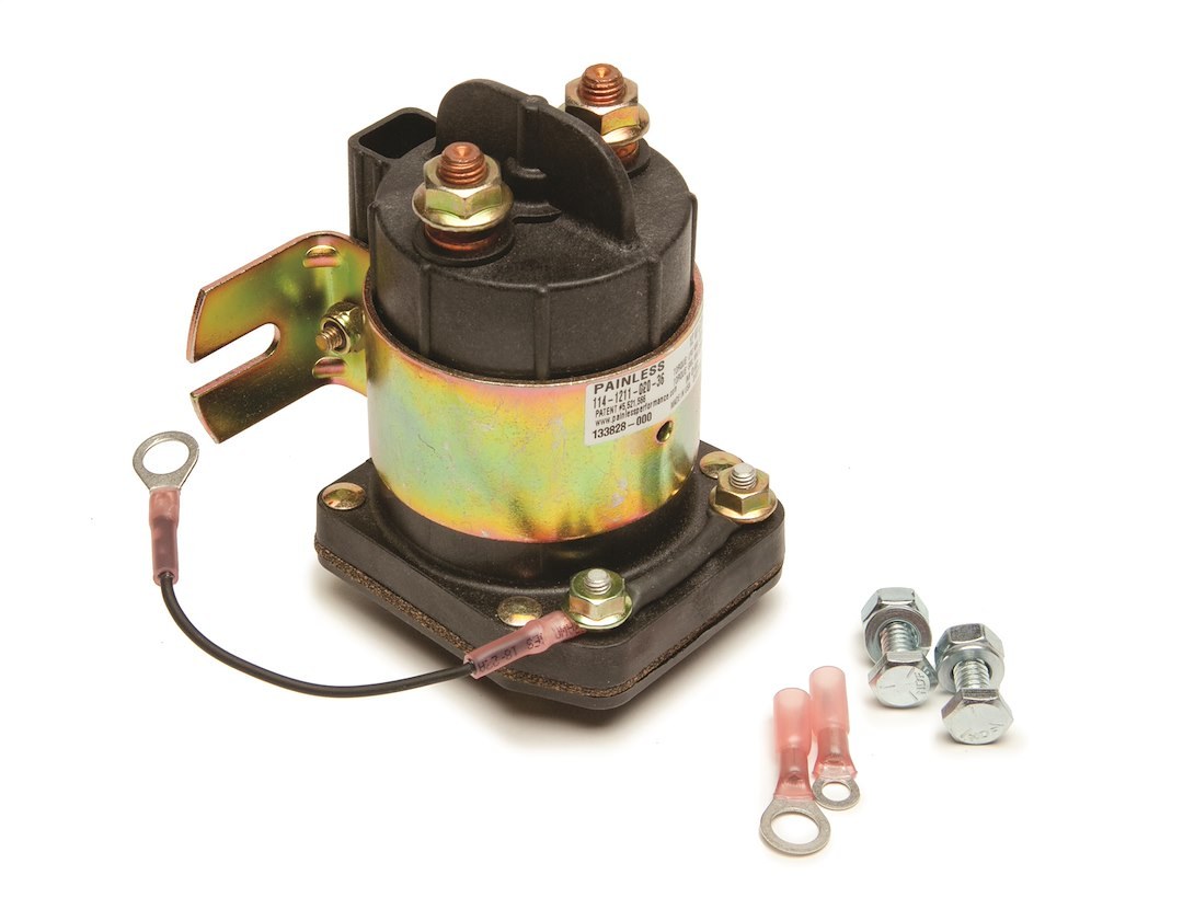 Painless Wrg Battery Isolator Solenoid, 250 Amp – 40112